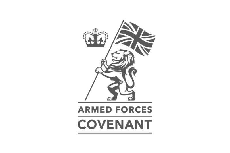 The official Armed Forces Covenant logo The official Armed Forces Covenant logo
